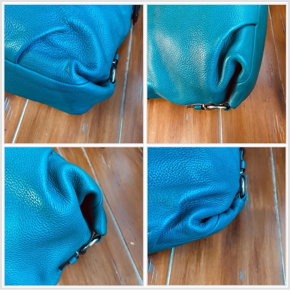 Coach Teal Convertible Duffle Shoulder Bag - Picture 7 of 14